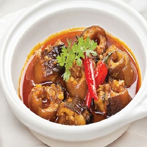 Cay nhẹ với món Lươn kho gừng